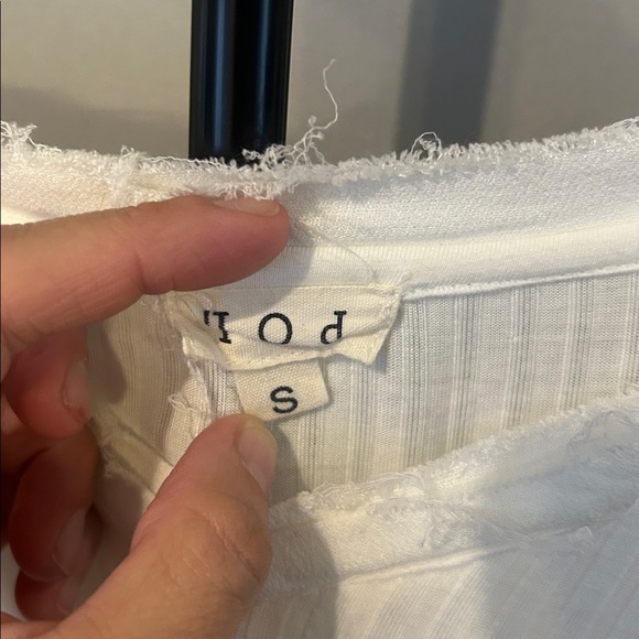 POL white with pink tie dye. Size Small.tag upside down. - Picture 2 of 4